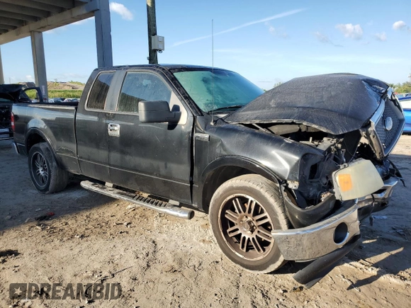 2006 Ford F-150 XL with VIN 1FTPX12V66NB83733, listed as a Copart auction lot 76929144 with 350,059 mi miles and Salvage Title. Bid and sale history available at carsss.com. Image 4.