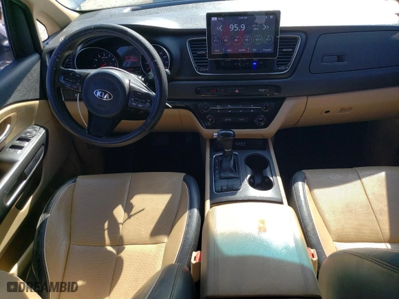 2015 Kia Sedona LX with VIN KNDMB5C1XF6044901, listed as a Copart auction lot 46844775 with 116,659 mi miles and Salvage Title. Bid and sale history available at carsss.com. Image 8.