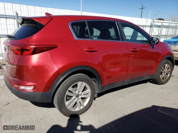 2018 Kia Sportage LX with VIN KNDPM3AC4J7450370, listed as a Copart auction lot 46543895 with 140,530 mi miles and Salvage Title. Bid and sale history available at carsss.com. Image 3.