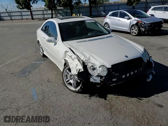 2009 Mercedes-Benz CLK 550 with VIN WDBTJ72HX9F264261, listed as a Copart auction lot 89173605 with Not Provided miles and Salvage Title. Bid and sale history available at DreamBid. Image 11.