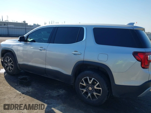 2020 GMC Acadia SLE with VIN 1GKKNKLA2LZ198417, listed as a IAAI auction lot 41439044 with 90,476 mi miles and . Bid and sale history available at carsss.com. Image 14.