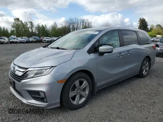 2018 Honda Odyssey EX-L z VIN 5FNRL6H72JB099281, wystawiony jako Copart lot #53515425 z przebiegiem 137 493 mil mil oraz Szkoda całkowita • Salvage title. Historia ofert i sprzedaży dostępna na DreamBid. Obrazek 1.
