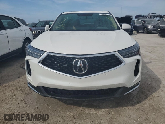 2023 Acura RDX w/Advance Package with VIN 5J8TC2H7XPL016590, listed as a Copart auction lot 75175744 with 1,506 mi miles and Non Repairable. Bid and sale history available at carsss.com. Image 5.