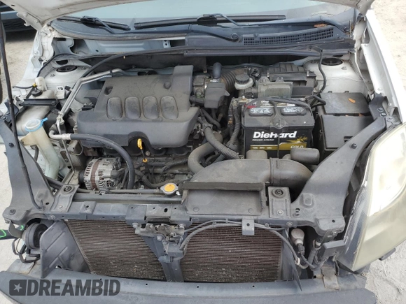 2010 Nissan Sentra S with VIN 3N1AB6AP3AL712376, listed as a Copart auction lot 61208285 with 196,524 mi miles and Salvage title. Bid and sale history available at DreamBid. Image 11.