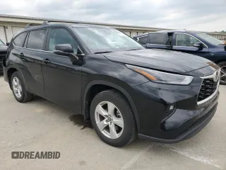 2023 Toyota Highlander L with VIN 5TDKDRAH7PS510309, listed as a Copart auction lot 57307045 with 57,410 mi miles and Salvage title. Bid and sale history available at DreamBid. Image 4.