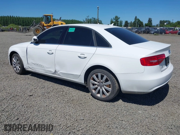 2013 Audi A4 Premium с VIN WAUAFAFL6DN040938, выставлен на аукционе IAAI как лот 39591195 с пробегом 126 384 миль миль и . История ставок и продаж доступна на DreamBid. Изображение 3.