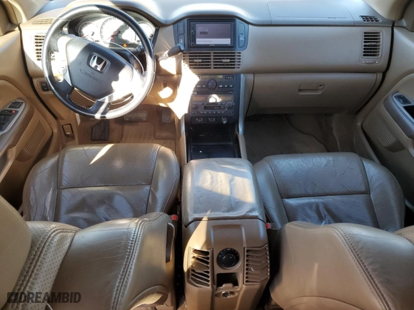 2005 Honda Pilot EX-L with NAVI with VIN 2HKYF18785H558200, listed as a Copart auction lot 86393924 with 235,140 mi miles and Salvage Title. Bid and sale history available at carsss.com. Image 8.