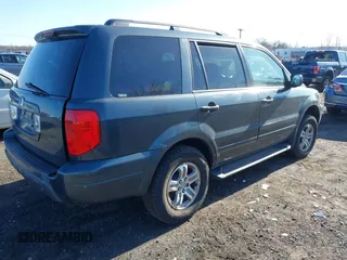 2003 Honda Pilot EX z VIN 2HKYF18543H589150, wystawiony jako IAAI lot #41836213 z przebiegiem 248 104 mil mil oraz . Historia ofert i sprzedaży dostępna na DreamBid. Obrazek 4.