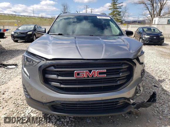 2019 GMC Terrain SLE with VIN 3GKALTEV2KL384035, listed as a Copart auction lot 51871775 with 72,035 mi miles and Salvage Title. Bid and sale history available at carsss.com. Image 5.