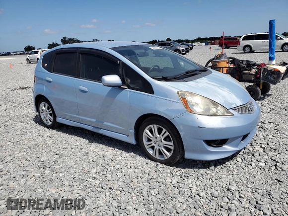 2010 Honda Fit Sport with VIN JHMGE8H48AC031131, listed as a Copart auction lot 54396705 with 89,902 mi miles and Salvage Title. Bid and sale history available at carsss.com. Image 4.
