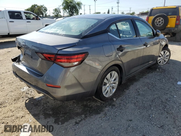 2024 Nissan Sentra S with VIN 3N1AB8BV6RY303974, listed as a Copart auction lot 59306595 with 18,283 mi miles and Clean title. Bid and sale history available at DreamBid. Image 3.
