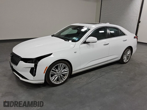 2023 Cadillac CT4 Premium Luxury z VIN 1G6DB5RK8P0119263, wystawiony jako Copart lot #51381285 z przebiegiem 36 061 mil mil oraz Czysty tytuł • Clean title. Historia ofert i sprzedaży dostępna na DreamBid. Obrazek 1.