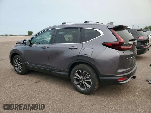 2020 Honda CR-V EX-L z VIN 5J6RW2H87LL019508, wystawiony jako Copart lot #59014035 z przebiegiem 112 061 mil mil oraz Szkoda całkowita • Salvage title. Historia ofert i sprzedaży dostępna na DreamBid. Obrazek 2.