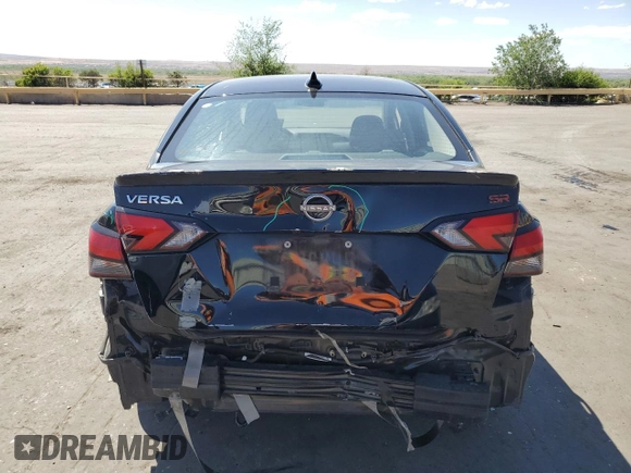 2023 Nissan Versa SR with VIN 3N1CN8FV2PL838501, listed as a Copart auction lot 54091825 with 33,473 mi miles and Clean title. Bid and sale history available at DreamBid. Image 6.