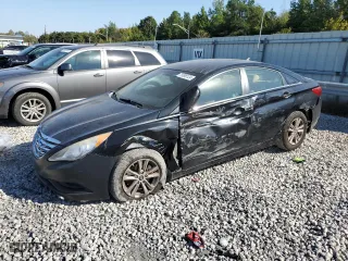 2011 Hyundai Sonata GLS with VIN 5NPEB4AC3BH029210, listed as a Copart auction lot 75398124 with 181,056 mi miles and Salvage Title. Bid and sale history available at carsss.com. Image 1.