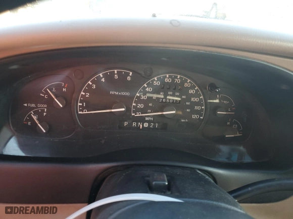 1998 Mercury Mountaineer with VIN 4M2ZU55P3WUJ22118, listed as a Copart auction lot 86547134 with 265,013 mi miles and Salvage Title. Bid and sale history available at carsss.com. Image 9.