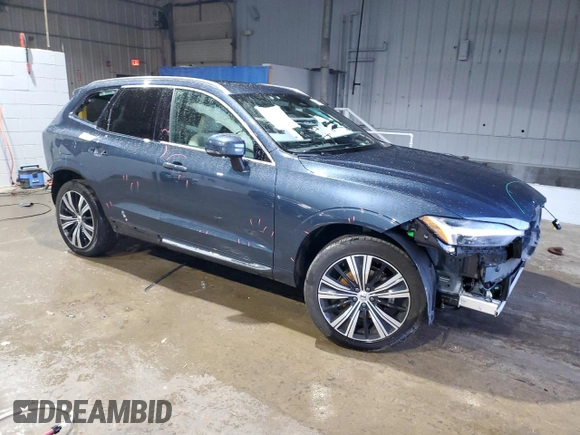 2023 Volvo XC60 Plus Bright Theme with VIN YV4L12RN2P1289100, listed as a Copart auction lot 86898924 with 25,282 mi miles and Salvage Title. Bid and sale history available at carsss.com. Image 4.