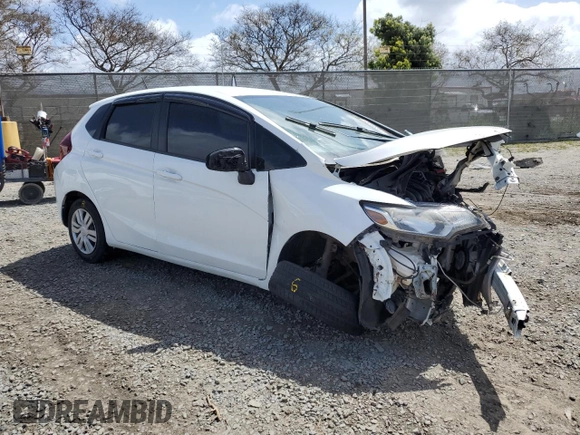 2017 Honda Fit LX with VIN JHMGK5H52HS017368, listed as a Copart auction lot 51696455 with 0 mi miles and Salvage Title. Bid and sale history available at carsss.com. Image 4.