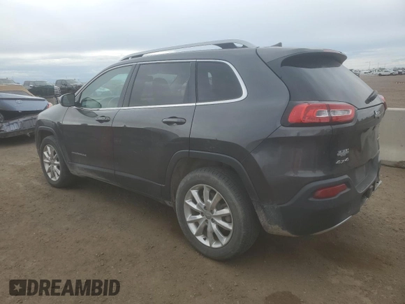 2017 Jeep Cherokee Limited with VIN 1C4PJMDS3HW594350, listed as a Copart auction lot 55573085 with 115,796 mi miles and Salvage title. Bid and sale history available at DreamBid. Image 2.