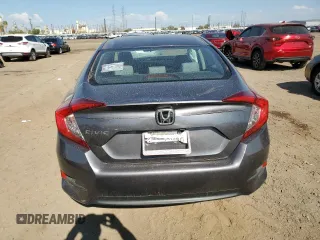 2018 Honda Civic Sedan LX with VIN 2HGFC2F57JH571290, listed as a Copart auction lot 65563313 with 58,581 mi miles and Non Repairable. Bid and sale history available at carsss.com. Image 6.