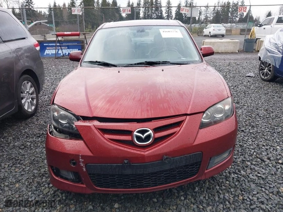 2008 Mazda Mazda3 s GT *Ltd Avail* with VIN JM1BK323381114480, listed as a IAAI auction lot 41602576 with 121,575 mi miles. Bid and sale history available at carsss.com. Image 12.