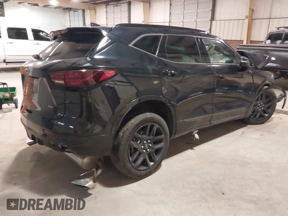 2023 Chevrolet Blazer RS with VIN 3GNKBERS2PS187868, listed as a IAAI auction lot 41108506 with Not provided miles and . Bid and sale history available at DreamBid. Image 4.