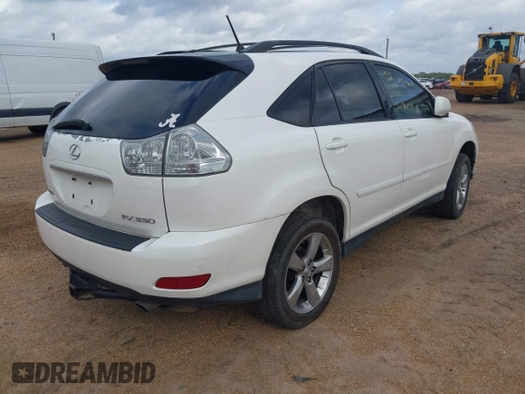 2004 Lexus RX with VIN 2T2HA31U64C035412, listed as a IAAI auction lot 41908074 with 268,453 mi miles and . Bid and sale history available at carsss.com. Image 4.
