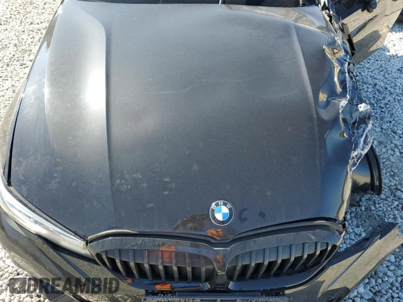 2021 BMW 3 Series 330e with VIN 3MW5P7J03M8B61203, listed as a Copart auction lot 46775885 with 0 mi miles and Salvage Title. Bid and sale history available at carsss.com. Image 12.