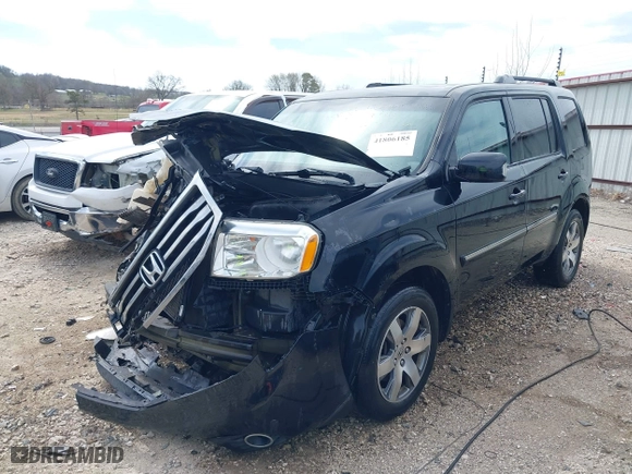 2015 Honda Pilot Touring with VIN 5FNYF4H98FB041403, listed as a IAAI auction lot 41806185 with 1 mi miles. Bid and sale history available at carsss.com. Image 17.