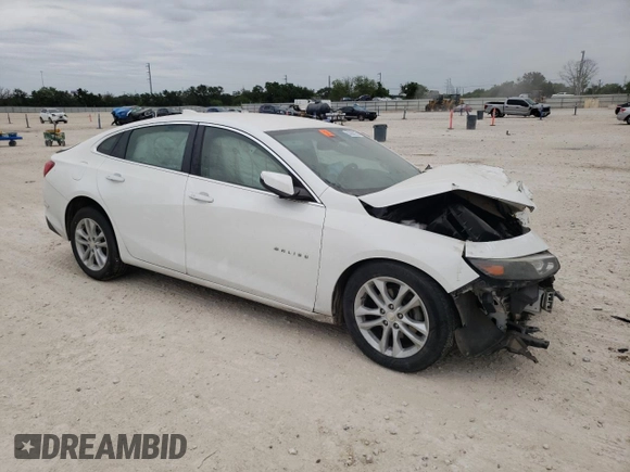 2016 Chevrolet Malibu LT with VIN 1G1ZE5ST0GF342089, listed as a Copart auction lot 53356225 with 0 mi miles and Salvage Title. Bid and sale history available at carsss.com. Image 4.