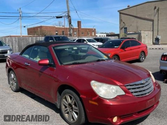 2008 Chrysler Sebring Limited with VIN 1C3LC65M88N137564, listed as a Copart auction lot 63099515 with 120,274 mi miles and Clean title. Bid and sale history available at DreamBid. Image 1.