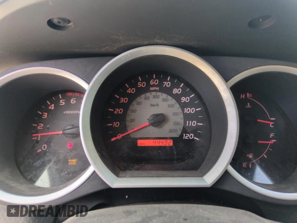 2007 Toyota Tacoma with VIN 5TELU42N57Z381095, listed as a Copart auction lot 50397415 with 44,492 mi miles and Salvage Title. Bid and sale history available at DreamBid. Image 9.