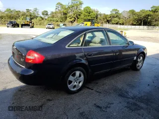 2001 Audi A6 with VIN WAUED64B91N088783, listed as a Copart auction lot 78582874 with 0 mi miles and Salvage Title. Bid and sale history available at carsss.com. Image 3.