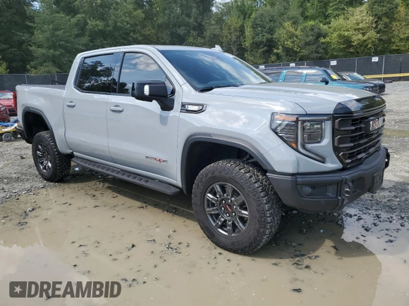 2024 GMC Sierra 1500 with VIN 3GTUUFE80RG144499, listed as a Copart auction lot 68990784 with 16,197 mi miles and Salvage Title. Bid and sale history available at DreamBid. Image 4.