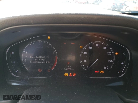 2018 Honda Accord Sedan Sport 1.5T with VIN 1HGCV1F34JA150034, listed as a Copart auction lot 45454355 with 173,698 mi miles and Salvage Title. Bid and sale history available at carsss.com. Image 9.