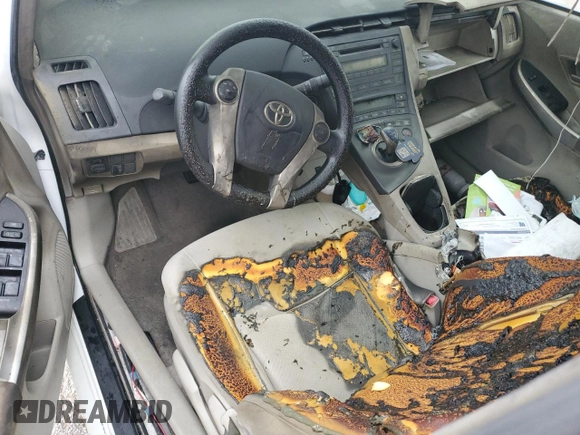 2010 Toyota Prius II with VIN JTDKN3DU6A0242642, listed as a Copart auction lot 48406435 with Not Provided miles and Non Repairable. Bid and sale history available at DreamBid. Image 8.