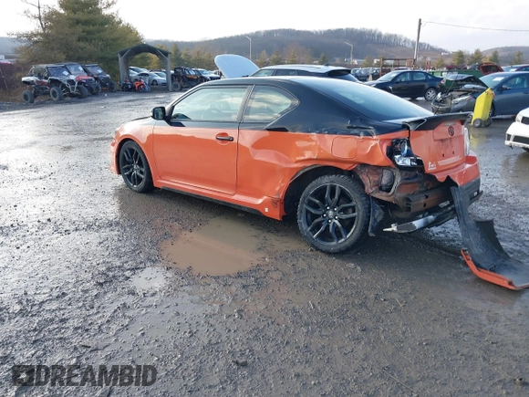 2015 Scion tC with VIN JTKJF5C77FJ008276, listed as a IAAI auction lot 41679236 with 90,987 mi miles. Bid and sale history available at carsss.com. Image 3.