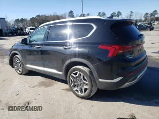 2022 Hyundai Santa Fe Limited with VIN 5NMS4DAL4NH477809, listed as a Copart auction lot 42377905 with 24,292 mi miles and Salvage Title. Bid and sale history available at carsss.com. Image 2.