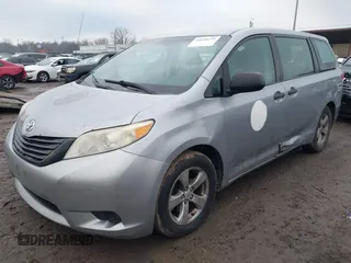 2012 Toyota Sienna with VIN 5TDZK3DC2CS221981, listed as a IAAI auction lot 41650273 with 146,652 mi miles. Bid and sale history available at carsss.com. Image 17.