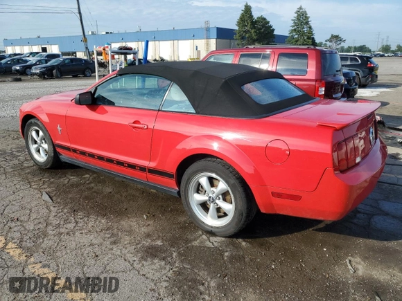 2008 Ford Mustang Deluxe with VIN 1ZVHT84N985110250, listed as a Copart auction lot 60980035 with 90,603 mi miles and Clean title. Bid and sale history available at DreamBid. Image 2.