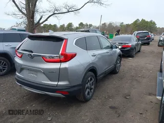 2017 Honda CR-V EX-L with VIN 5J6RW2H89HL004645, listed as a IAAI auction lot 41893026 with 54,191 mi miles. Bid and sale history available at carsss.com. Image 4.