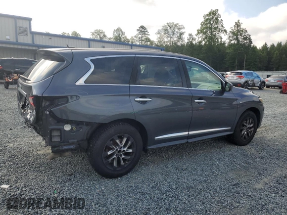 2014 Infiniti QX60 with VIN 5N1AL0MN7EC502748, listed as a Copart auction lot 61034955 with 174,278 mi miles and Salvage title. Bid and sale history available at DreamBid. Image 3.
