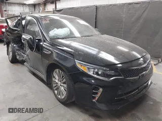 2016 Kia Optima SXL Turbo with VIN 5XXGV4L25GG094275, listed as a IAAI auction lot 42380117 with 59,633 mi miles and . Bid and sale history available at DreamBid. Image 1.