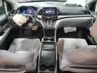 2019 Honda Odyssey EX with VIN 5FNRL6H53KB002850, listed as a Copart auction lot 46446265 with 57,278 mi miles and Salvage Title. Bid and sale history available at carsss.com. Image 8.