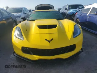 2019 Chevrolet Corvette Z06 3LZ with VIN 1G1YU2D64K5605123, listed as a Copart auction lot 74478664 with 10,124 mi miles and Salvage Title. Bid and sale history available at carsss.com. Image 5.