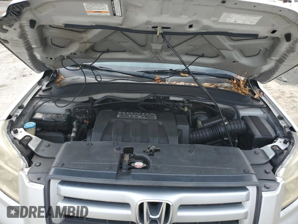 2008 Honda Pilot SE with VIN 5FNYF283X8B021057, listed as a Copart auction lot 43867145 with Not Provided miles and Salvage Title. Bid and sale history available at DreamBid. Image 12.