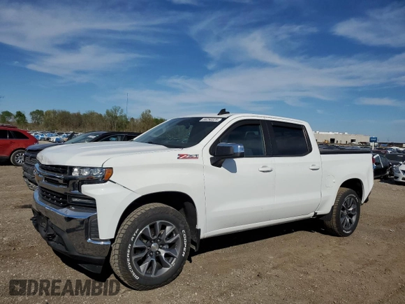 2021 Chevrolet Silverado 1500 LT z VIN 3GCUYDED5MG236514, wystawiony jako Copart lot #55250325 z przebiegiem 77 545 mil mil oraz Szkoda całkowita • Salvage title. Historia ofert i sprzedaży dostępna na DreamBid. Obrazek 1.