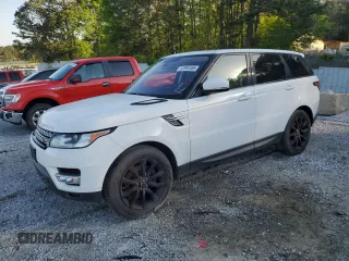 2016 Land Rover Range Rover Sport V6 HSE with VIN SALWR2PF3GA103979, listed as a Copart auction lot 52093485 with 86,095 mi miles and Clean Title. Bid and sale history available at carsss.com. Image 1.