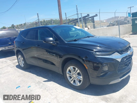 2021 Chevrolet Blazer LT with VIN 3GNKBBRA0MS553005, listed as a IAAI auction lot 42338956 with 93,185 mi miles and . Bid and sale history available at DreamBid. Image 1.