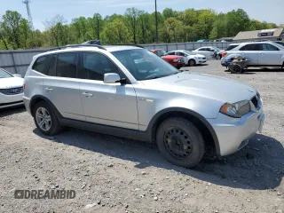 2006 BMW X3 3.0i with VIN WBXPA934X6WG81214, listed as a Copart auction lot 53454085 with 110,599 mi miles and Salvage Title. Bid and sale history available at DreamBid. Image 4.